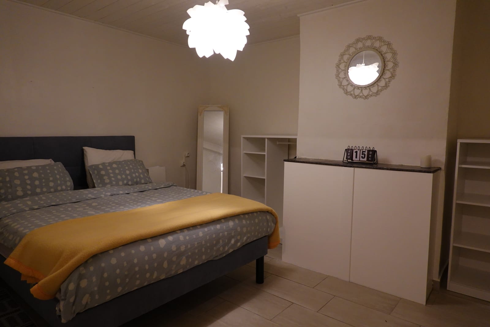 Slaapkamer 1 met tweepersoonsbed